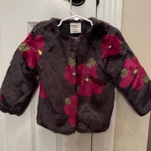 Faux fur coat